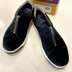 Johnston and Murphy Black Suede Sneaker size 8.5